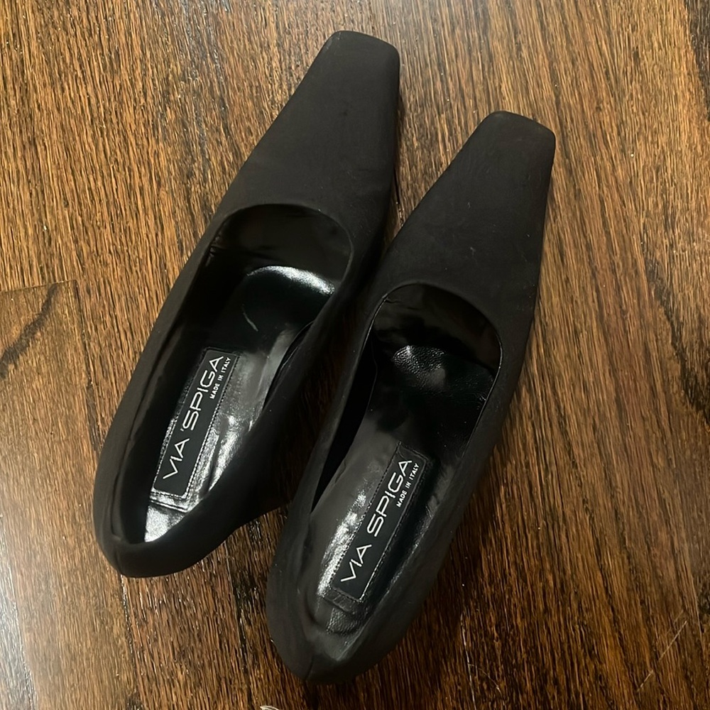 Via Spiga black heels. Size 9
